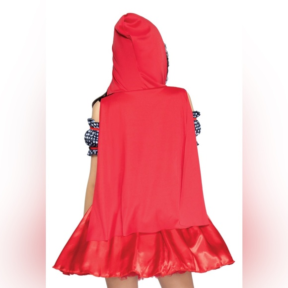 Red and Black Hooded Costume Dress - Picture 3 of 13